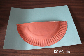 step 2 staple the plate to the background