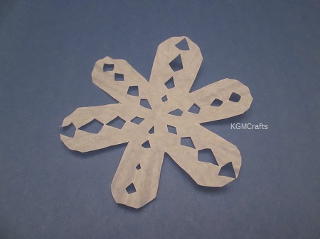 use a cupcake liner cupcake liner snowflake