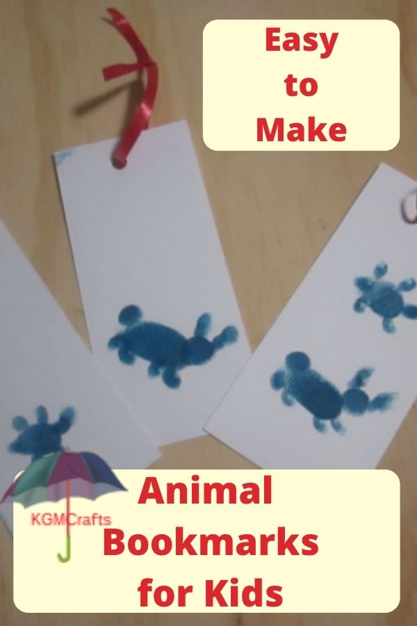 animal bookmark craft