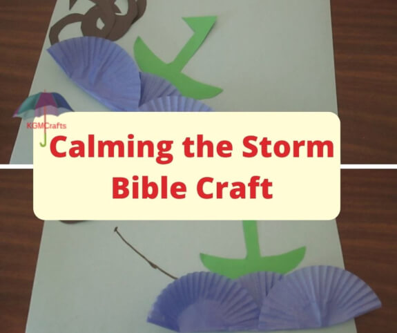 calming the storm Bible craft