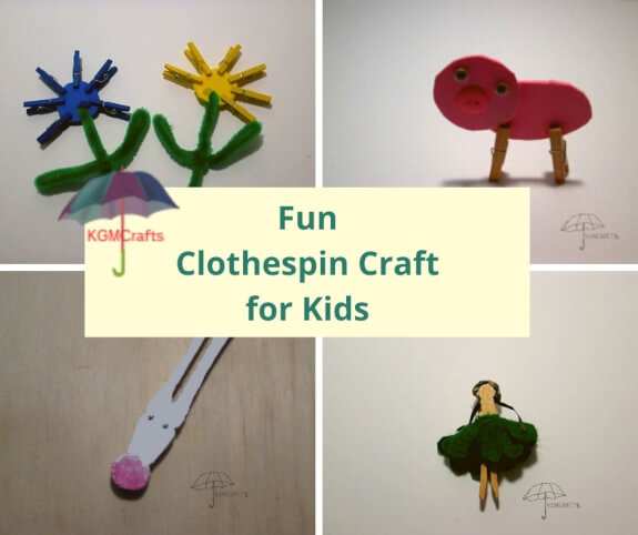 Clothespin Crafts for Kids