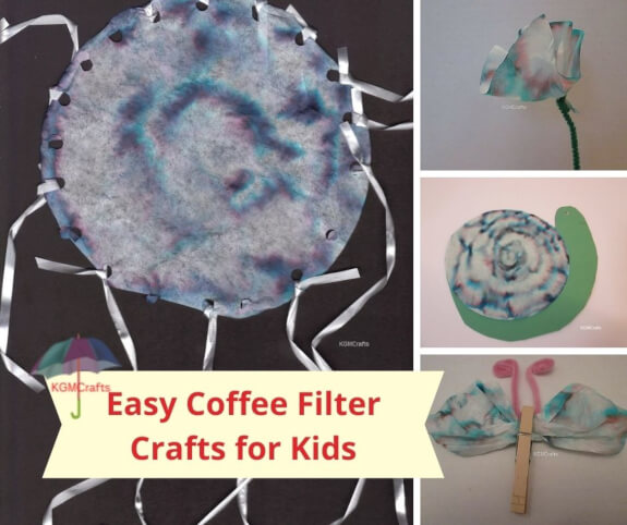 Coffee filter crafts for kids