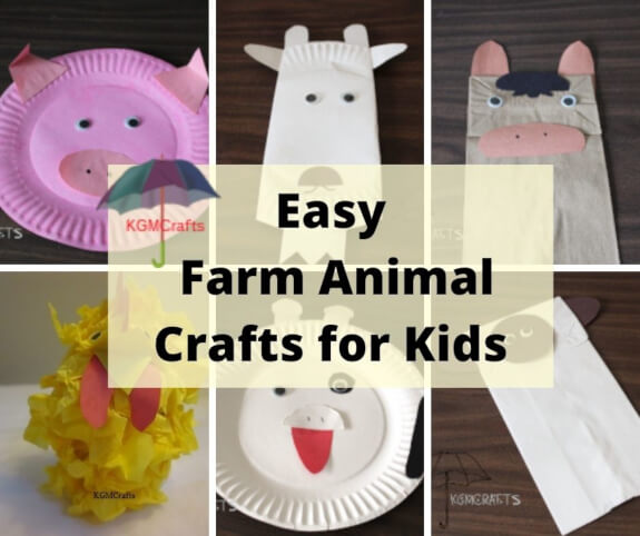 farm animal crafts for kids