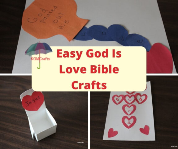 God is love Bible crafts