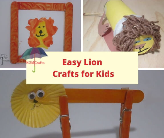 6 Lion Crafts for Kids
