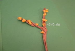 glue tissue to paper