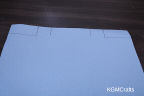 suitcase step 1 measure lines for the handle