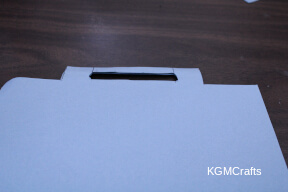 step 3 cut on the center line