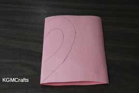 God is love paper card step 1