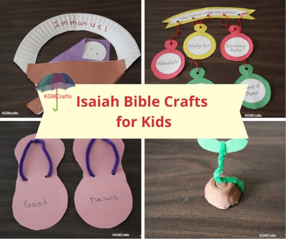 Isaiah Bible Crafts for Sunday School or Childrens Church