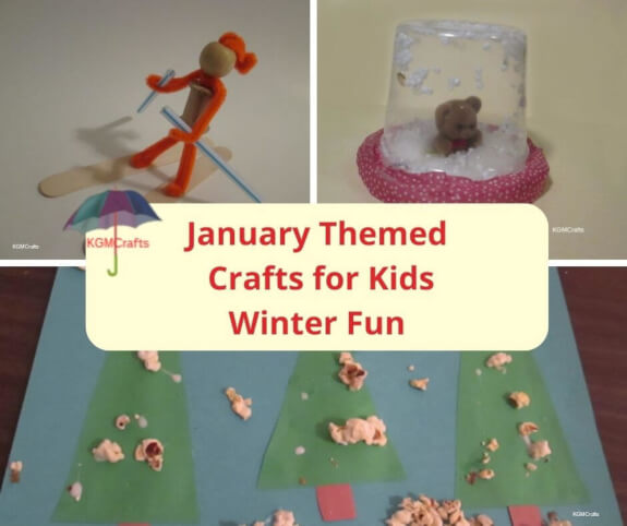 January themed crafts for kids