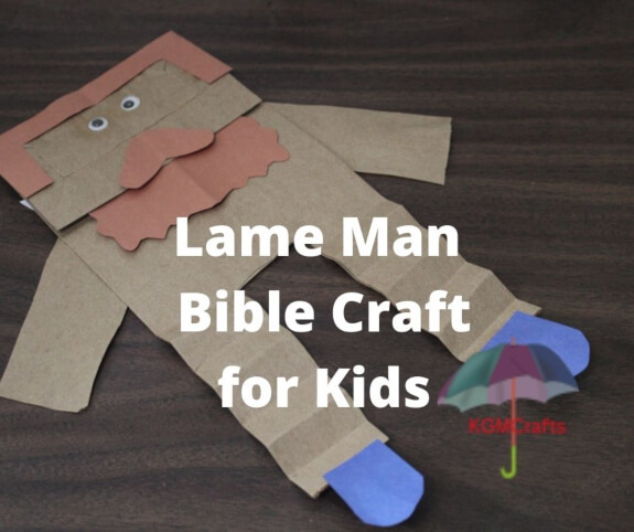 lame man Bible craft