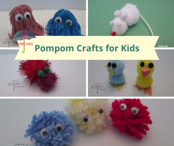 Pompom Crafts for kids