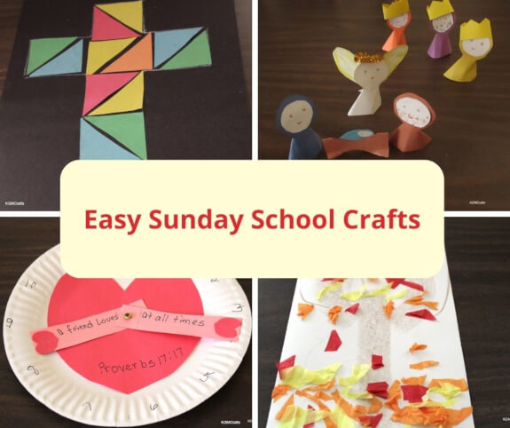 Sunday School Crafts for Kids to Make Learning Fun