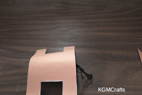 glue the tail and body piece to the tube