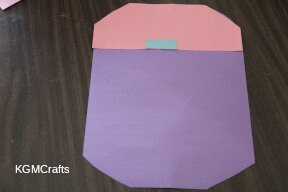 glue the flap to the backpack