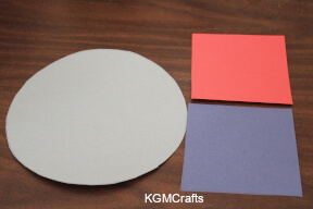 cut your circle and squares