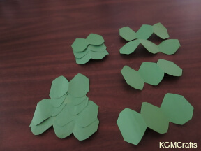 glue the leaves together