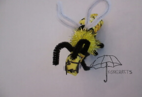 add wings and bee is finished