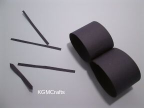 step 2 glue too rolls together