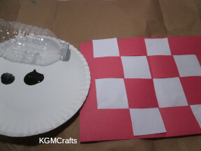 step 2 dip your water bottle cap in paint