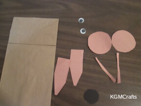 cut put paper pieces