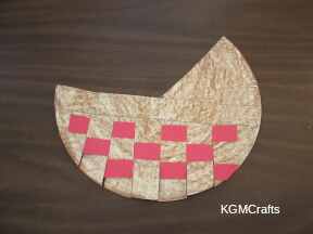 weave in strips of paper