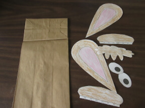 step 2 cut around the pieces