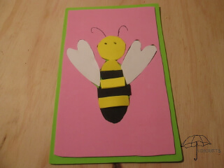 bee puzzle craft