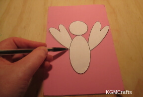 draw around outside of bee