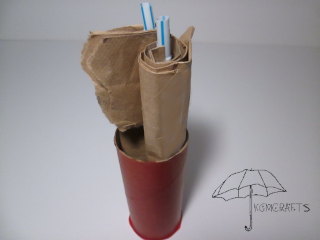 paper scroll in a cardboard tube jar Bible scroll craft