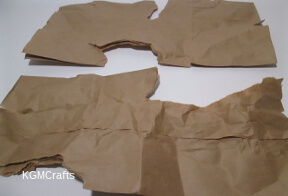 scroll step 1 rip the paper bag