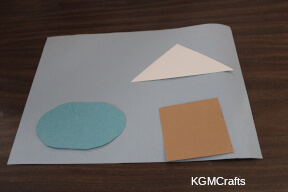 ice picture step 1 cut your shapes