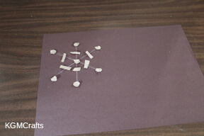 step 2 add piece of foil