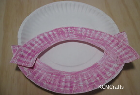 place rim on other paper plate