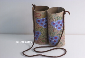 step 2 tape together add yarn