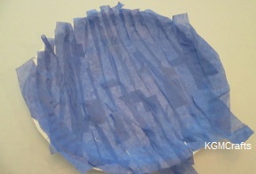 glue tissue to plate