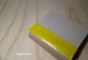 step 5 tape the side to the spine