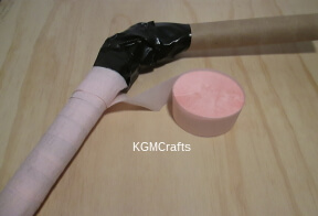 step 3 cover with a streamer