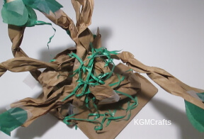 step 4 add tissue paper