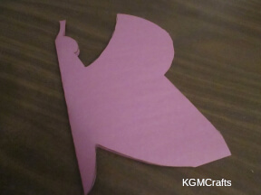 make your butterfly shape