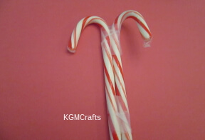 candy cane step 1 tape togehter