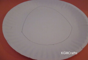 step 1 draw candy corn