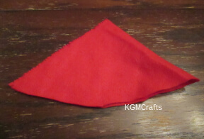 cut a piece of felt for the hat