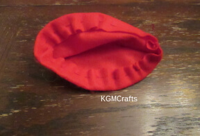 sew the bottom of the hat