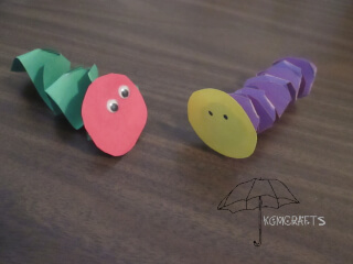 paper caterpillar