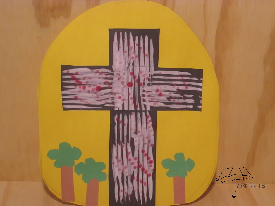 This cross is like the Wordless book it tells about faith in Jesus with colors.