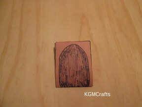 fold the triangle down.