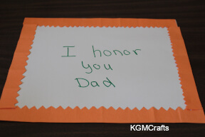 honoring dad step 3