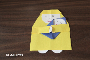 go to mother with baby